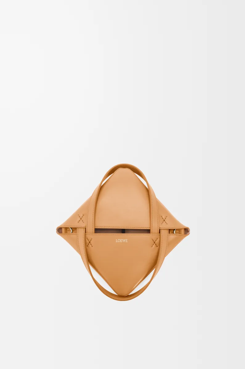 迷你亮面牛皮革 Puzzle Fold 手袋