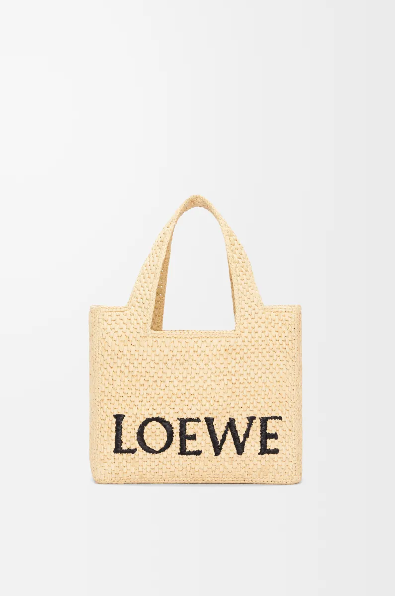 小号酒椰纤维 LOEWE Font Tote 手袋