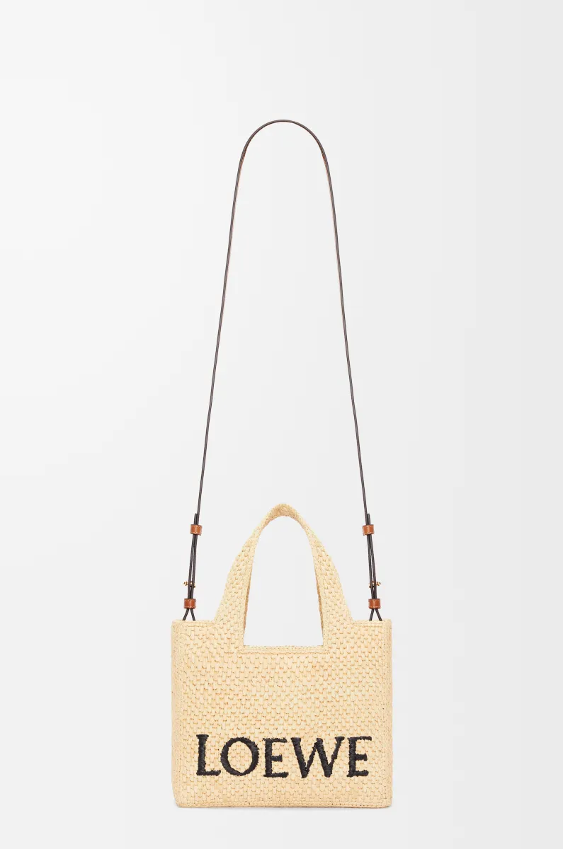 小号酒椰纤维 LOEWE Font Tote 手袋