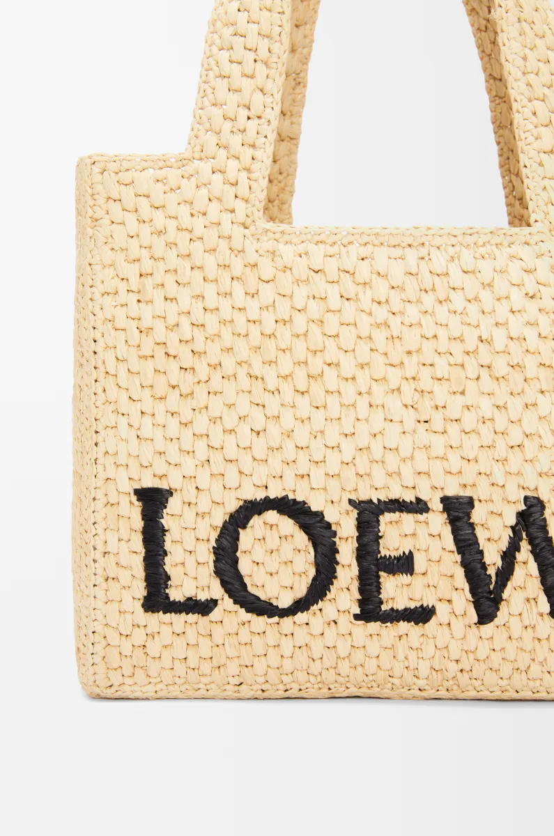 小号酒椰纤维 LOEWE Font Tote 手袋