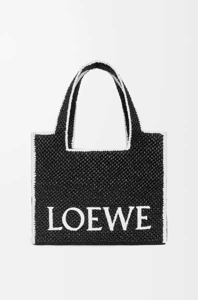 大号酒椰纤维 LOEWE Font Tote 手袋