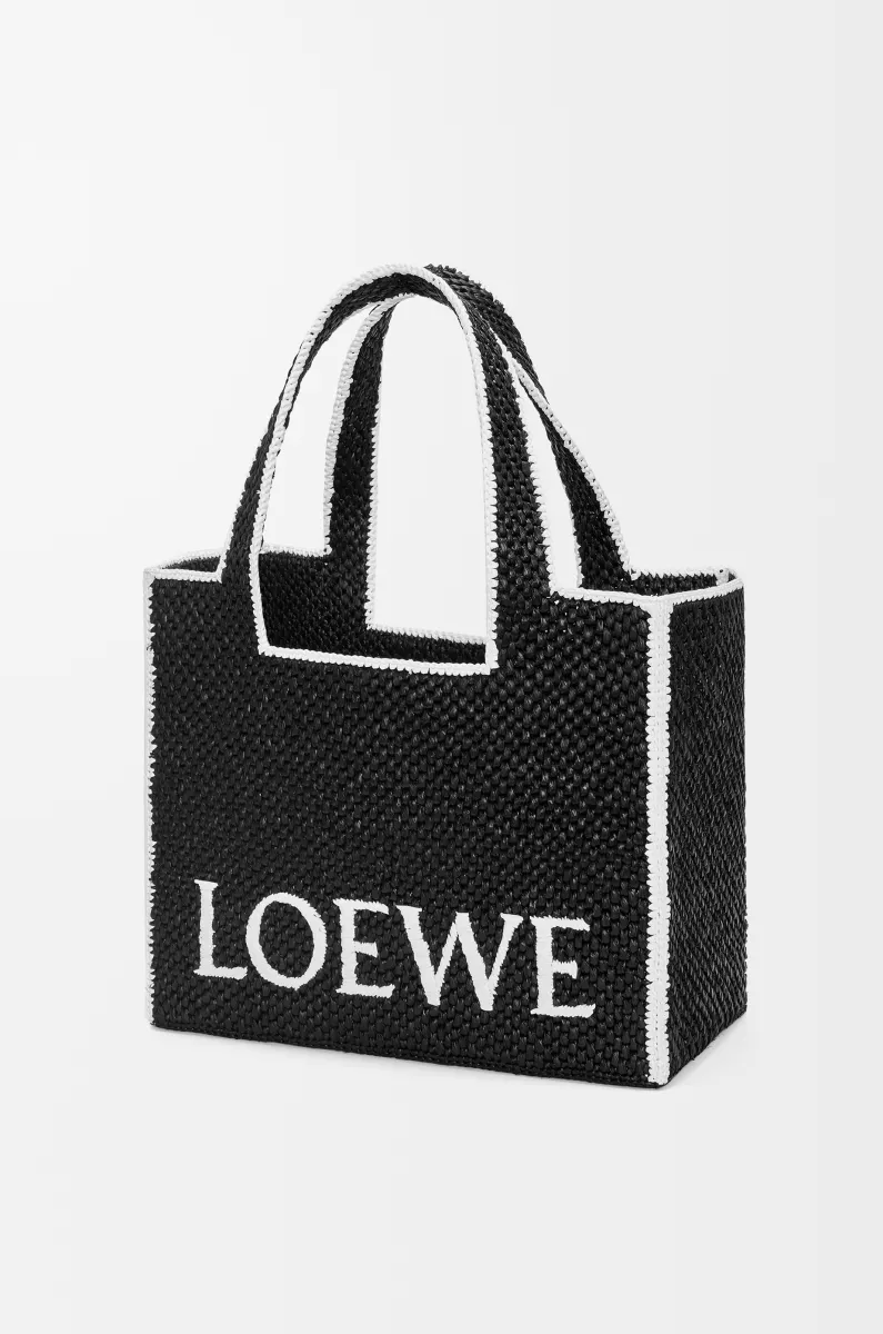 大号酒椰纤维 LOEWE Font Tote 手袋