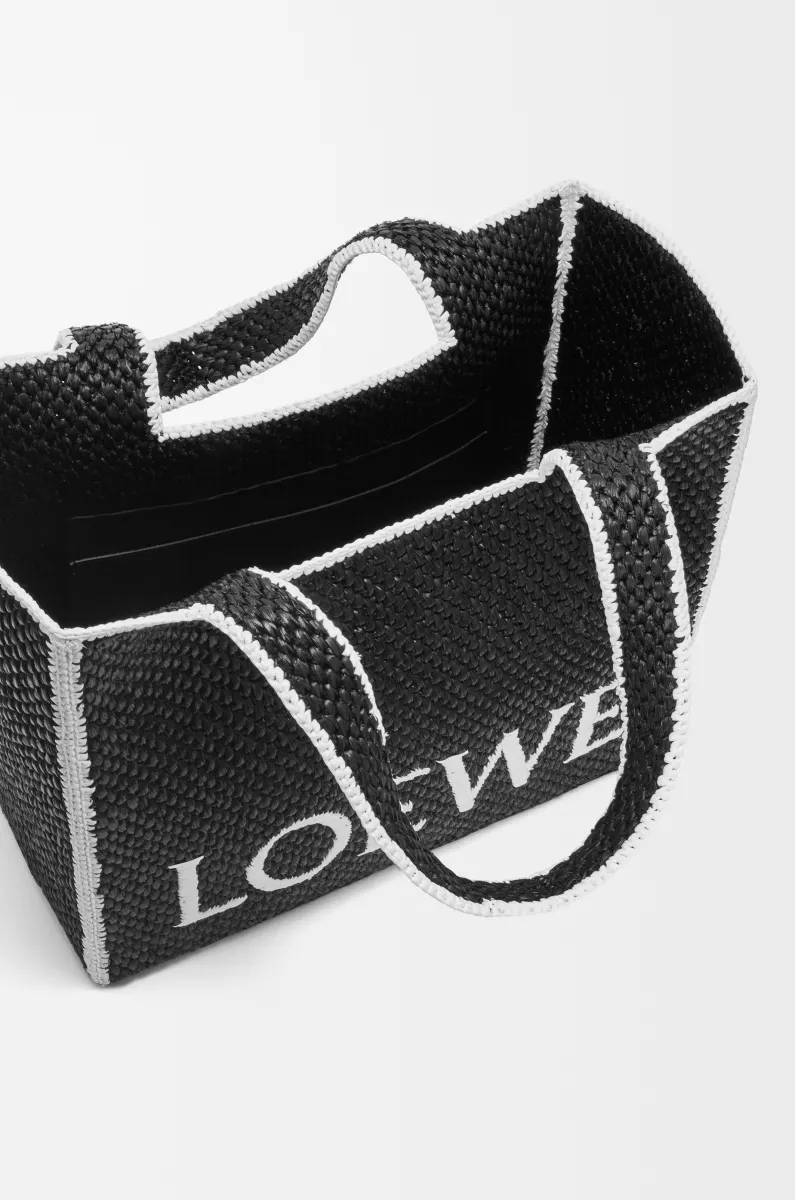 大号酒椰纤维 LOEWE Font Tote 手袋