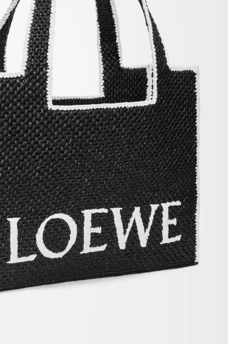 大号酒椰纤维 LOEWE Font Tote 手袋