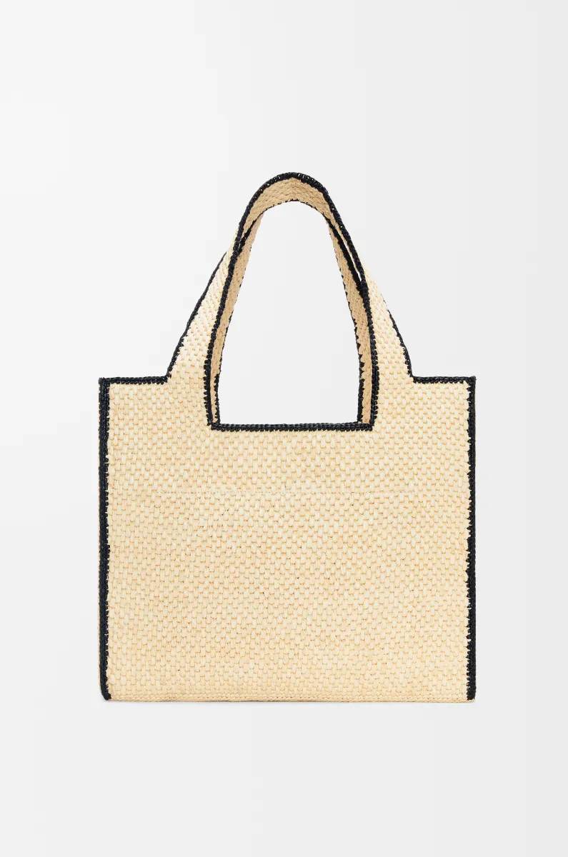 大号酒椰纤维 LOEWE Font Tote 手袋