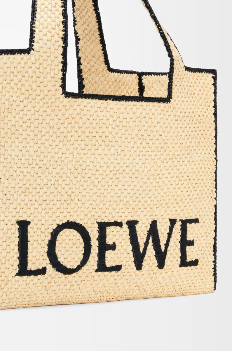 大号酒椰纤维 LOEWE Font Tote 手袋