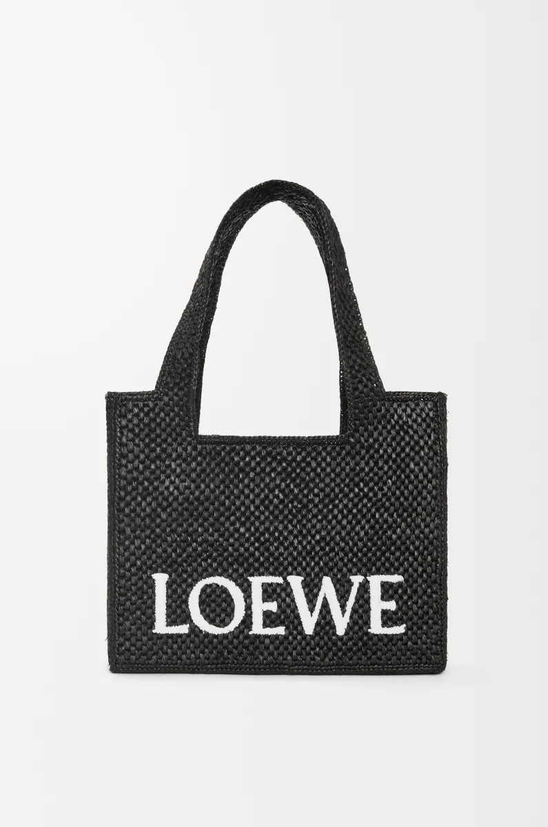 中号酒椰纤维 LOEWE Font Tote 手袋