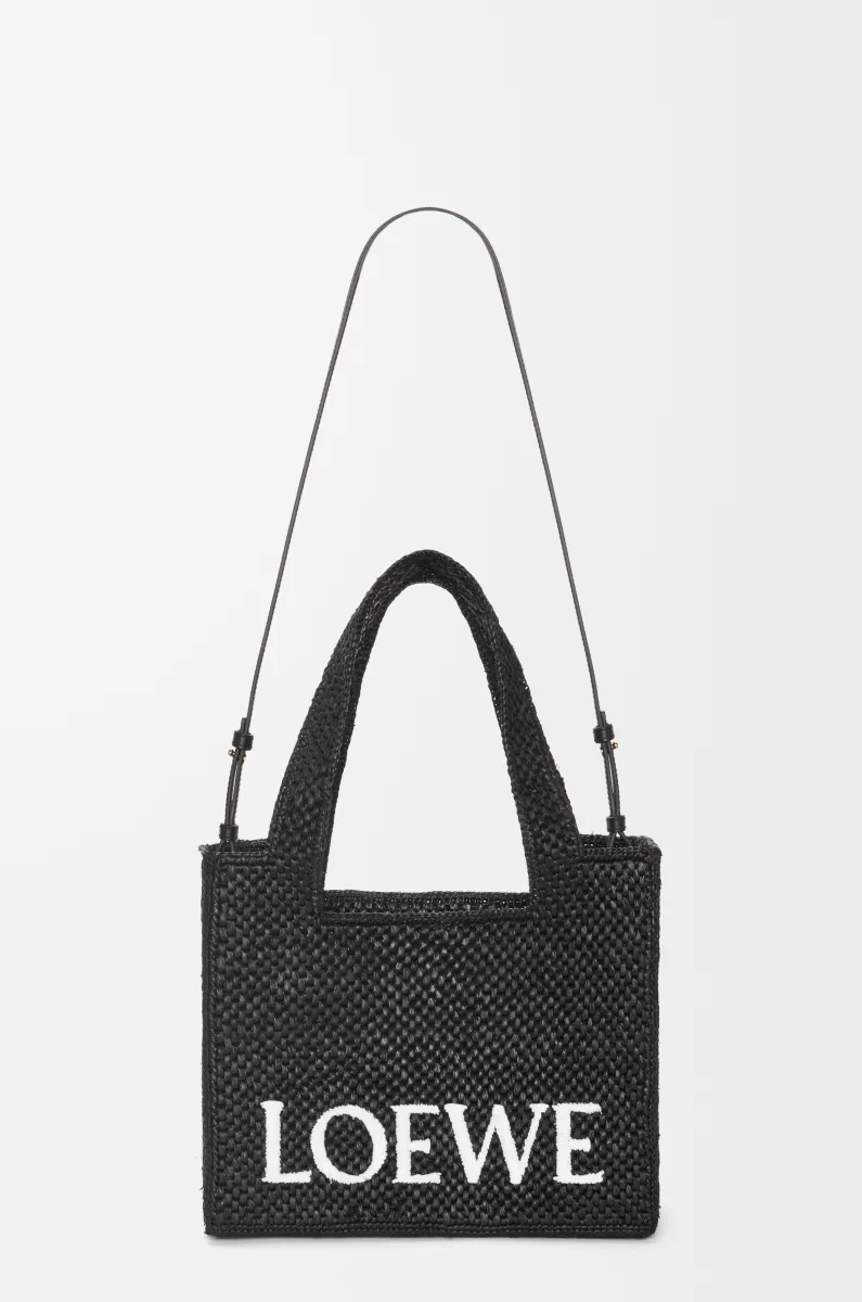 中号酒椰纤维 LOEWE Font Tote 手袋