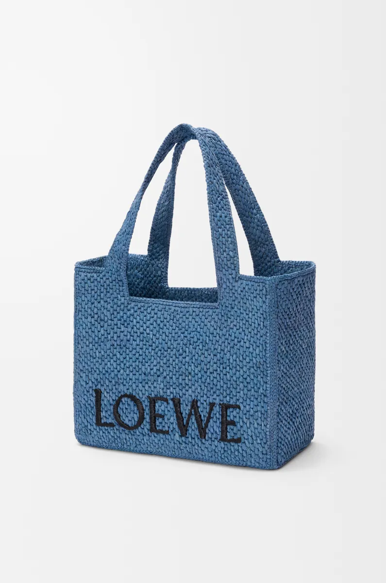 中号酒椰纤维 LOEWE Font Tote 手袋