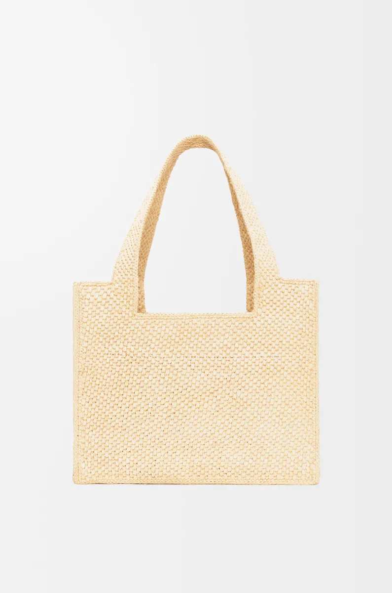 中号酒椰纤维 LOEWE Font Tote 手袋