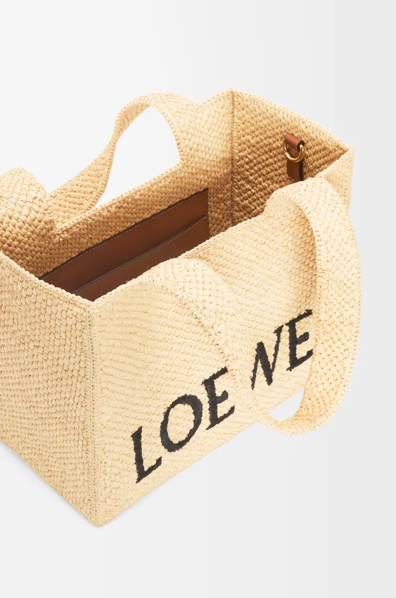 中号酒椰纤维 LOEWE Font Tote 手袋
