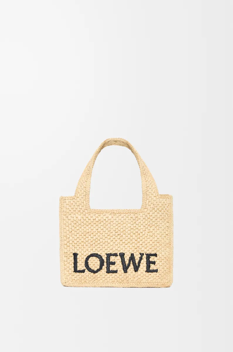 迷你拉菲草 LOEWE Font Tote 手袋