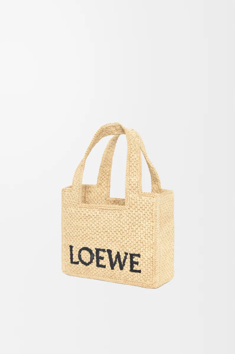 迷你拉菲草 LOEWE Font Tote 手袋