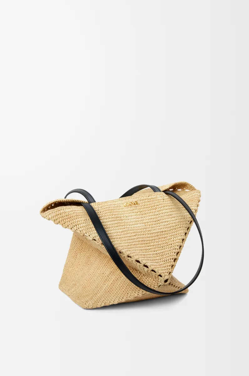 中号拉菲草 Puzzle Fold 手袋