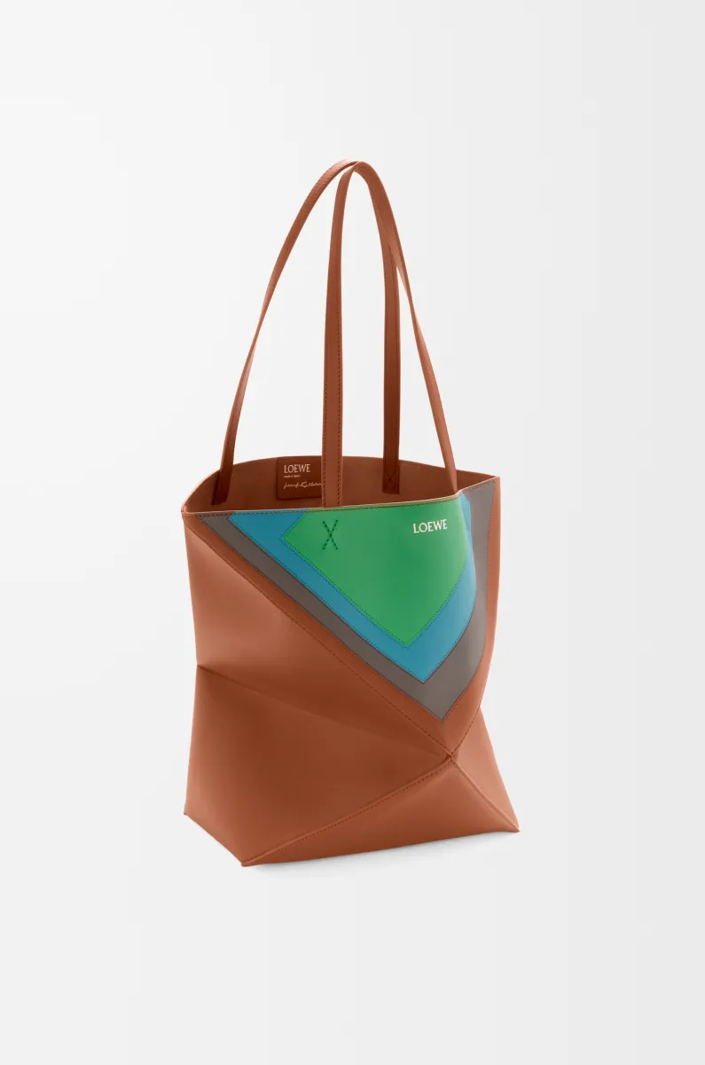 中号纳帕牛皮革 Puzzle Fold 手袋