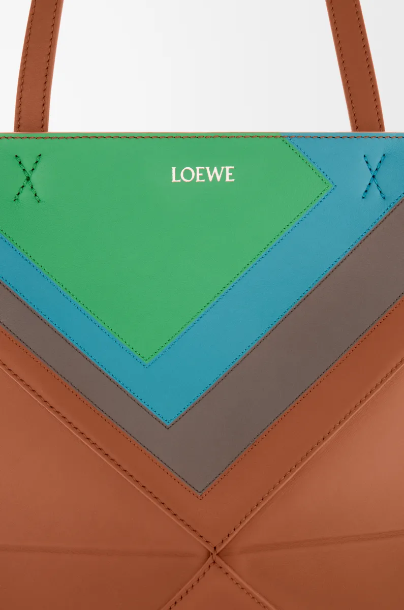 中号纳帕牛皮革 Puzzle Fold 手袋