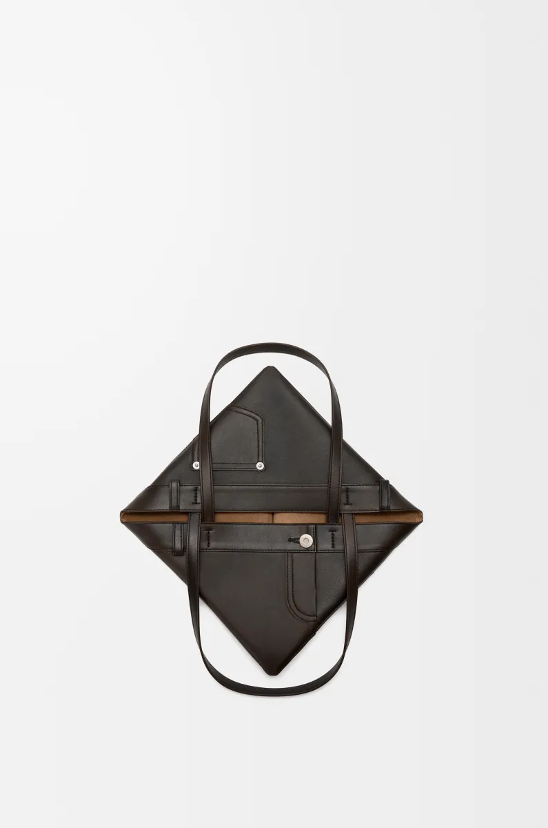 中号亮面牛皮革 Puzzle Fold Panta 手袋