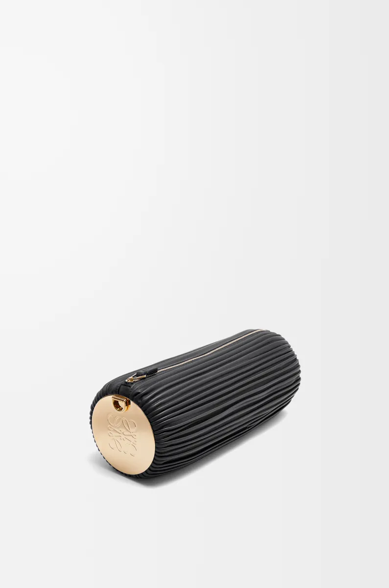 褶皱纳帕皮革手链小包