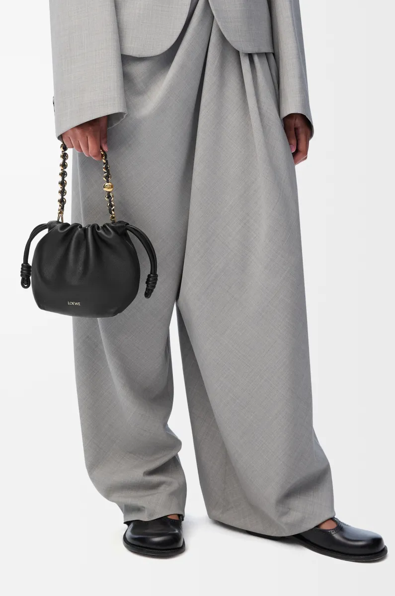 迷你柔软纳帕羊皮革 Flamenco Purse 手袋