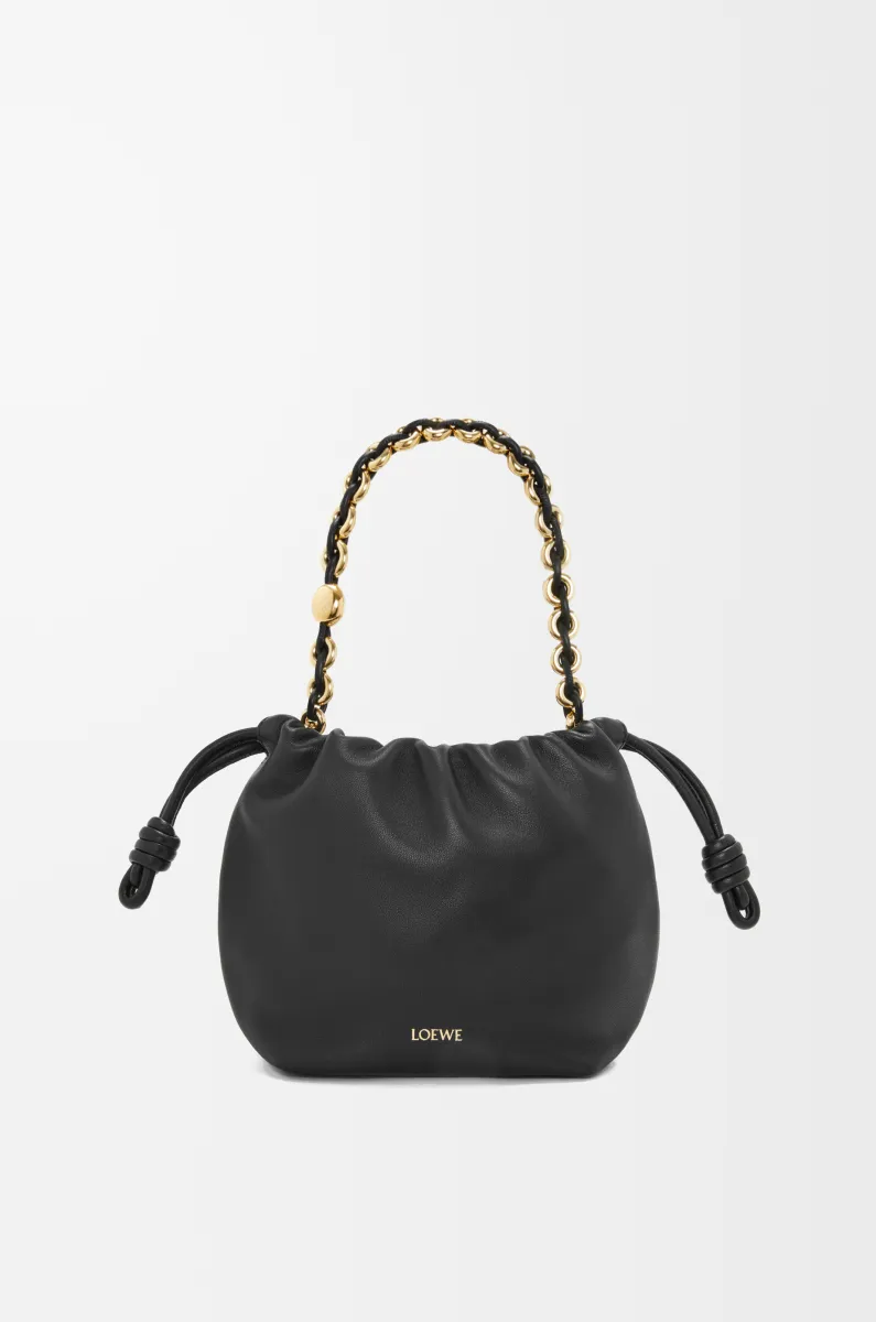 迷你柔软纳帕羊皮革 Flamenco Purse 手袋