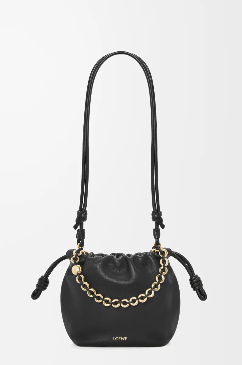 迷你柔软纳帕羊皮革 Flamenco Purse 手袋