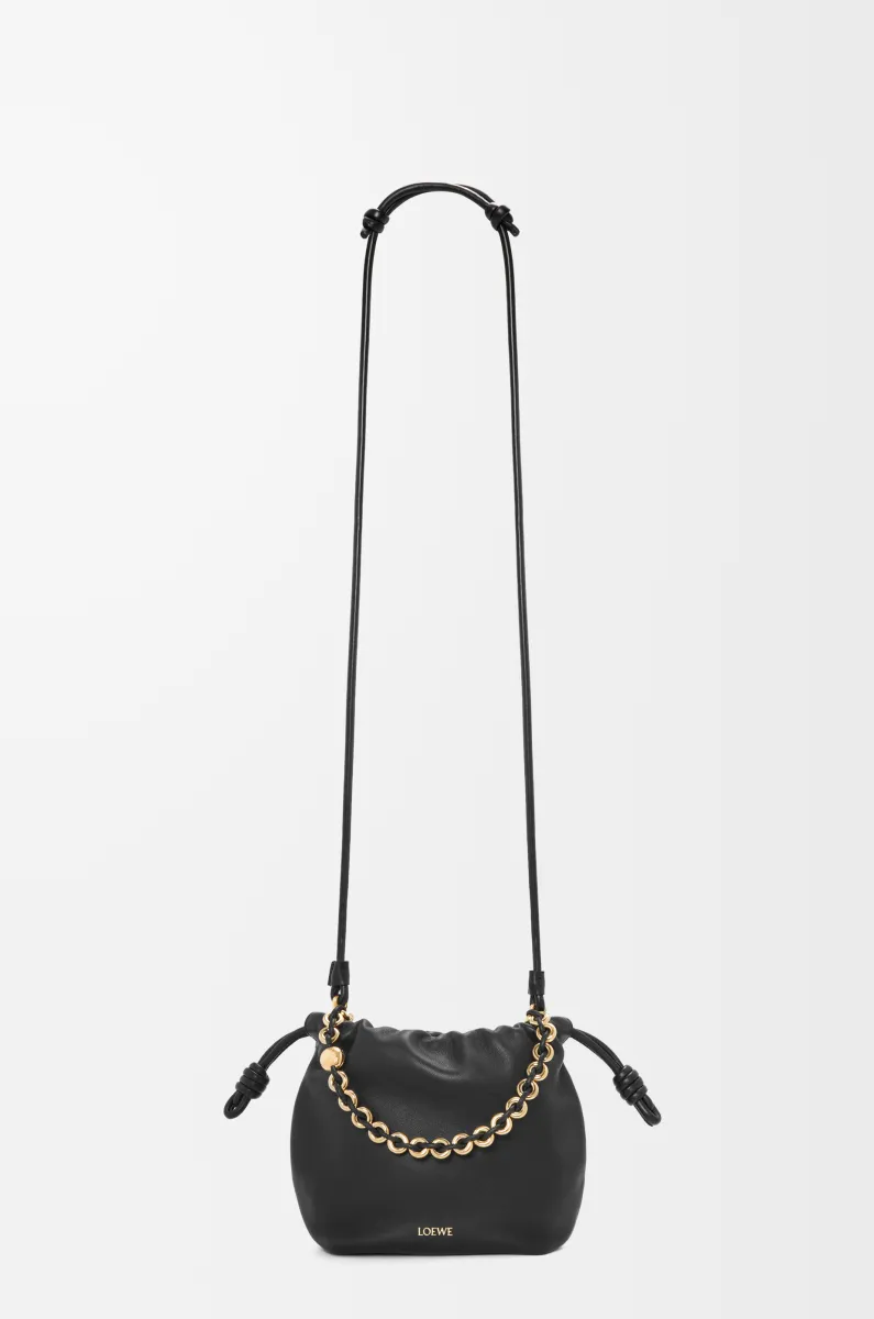 迷你柔软纳帕羊皮革 Flamenco Purse 手袋