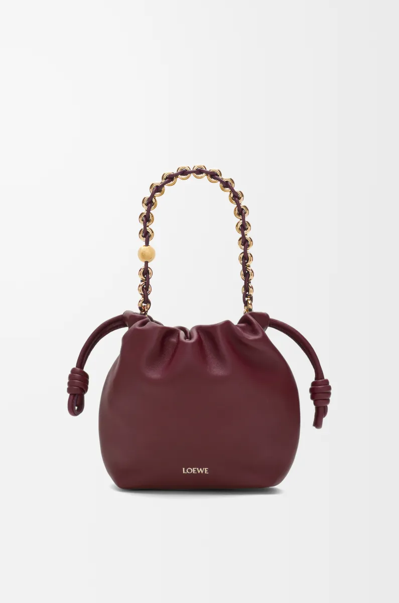 迷你柔软纳帕羊皮革 Flamenco Purse 手袋