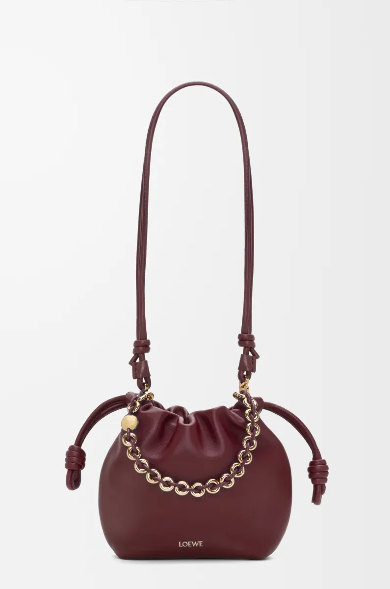 迷你柔软纳帕羊皮革 Flamenco Purse 手袋