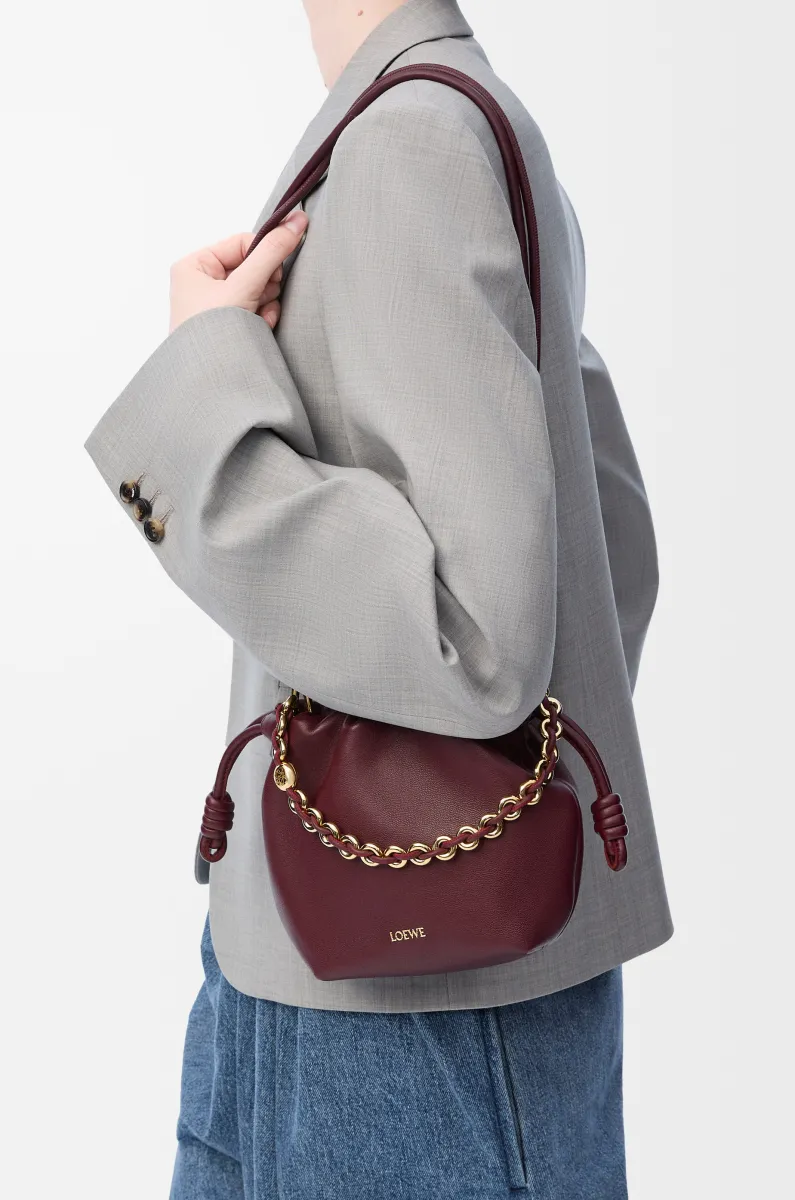 迷你柔软纳帕羊皮革 Flamenco Purse 手袋