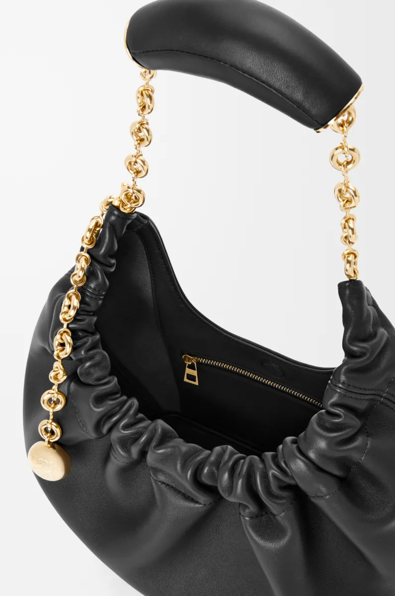 小号柔软纳帕羊皮革 Squeeze 手袋