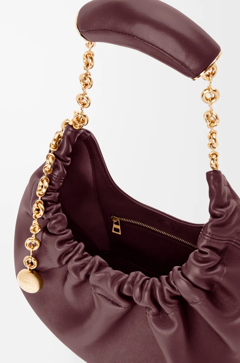 小号柔软纳帕羊皮革 Squeeze 手袋