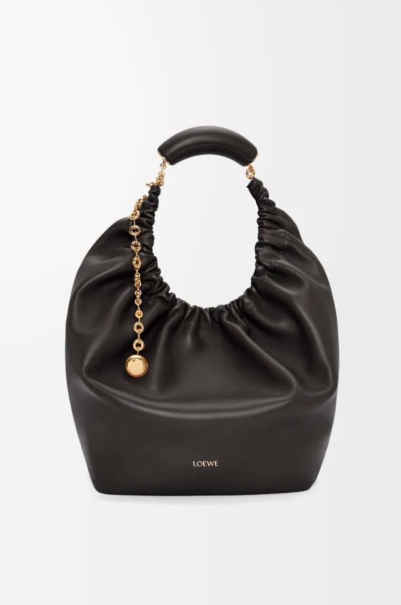 中号柔软纳帕羊皮革 Squeeze 手袋