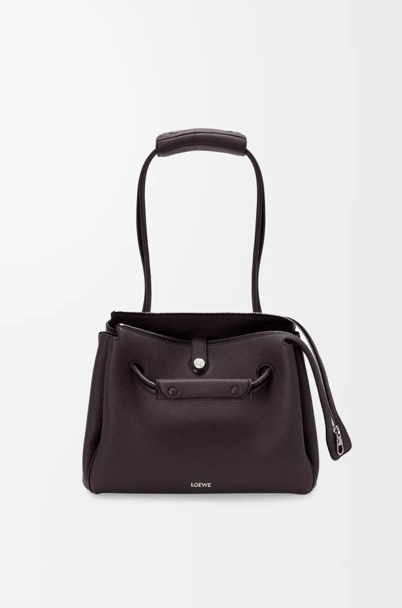 中号柔软粒面牛皮革 Madrid 手袋