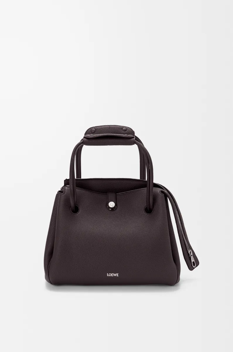 中号柔软粒面牛皮革 Madrid 手袋