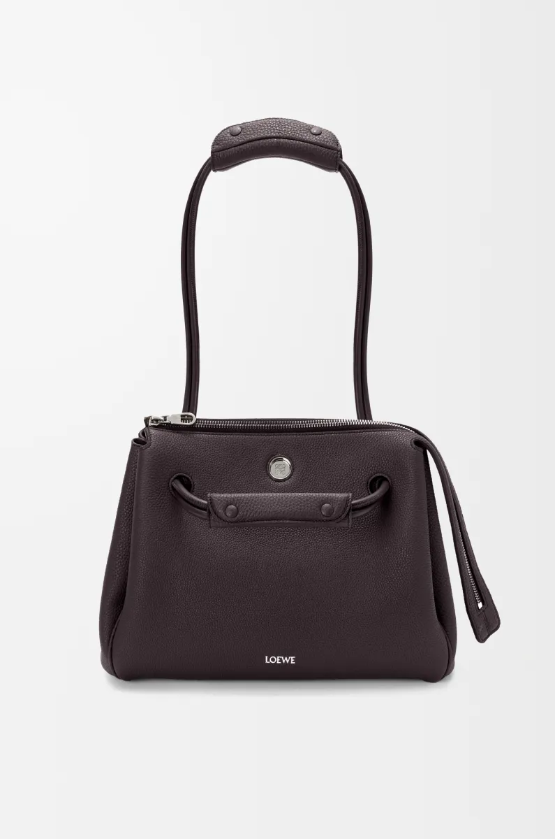 中号柔软粒面牛皮革 Madrid 手袋