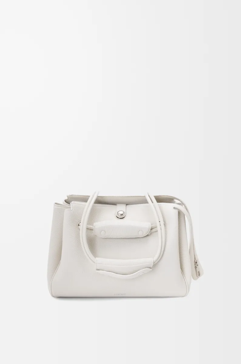 中号柔软粒面牛皮革 Madrid 手袋