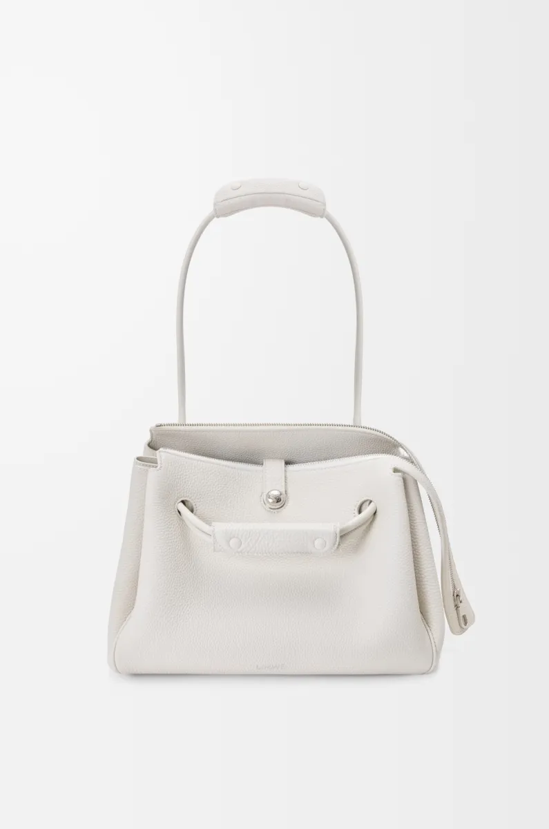 中号柔软粒面牛皮革 Madrid 手袋