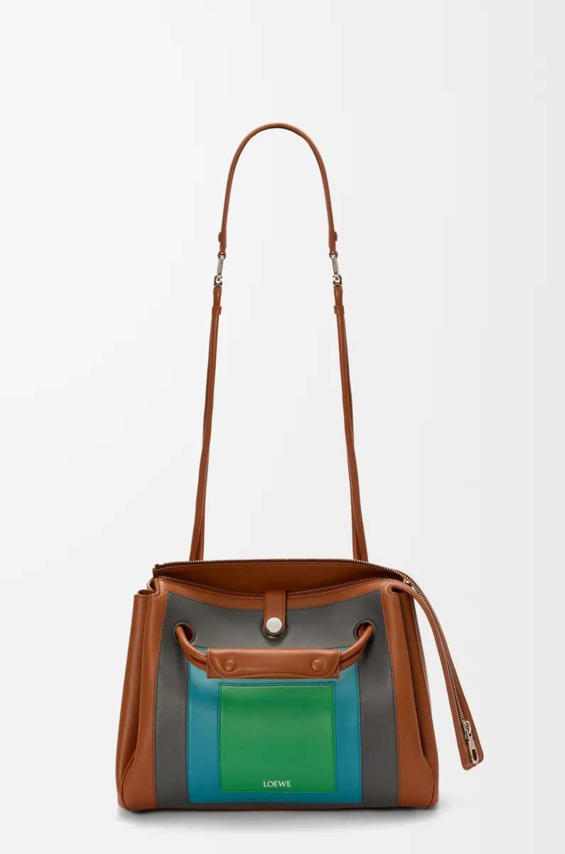 中号柔软牛皮革 Madrid 手袋