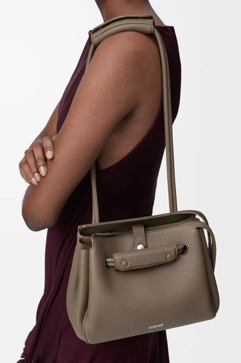 小号柔软粒面牛皮革 Madrid 手袋