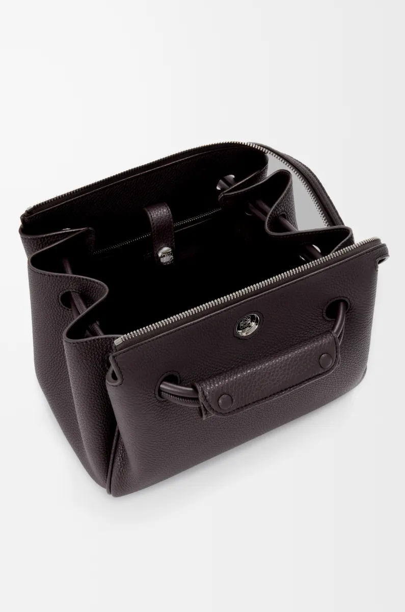 小号柔软粒面牛皮革 Madrid 手袋