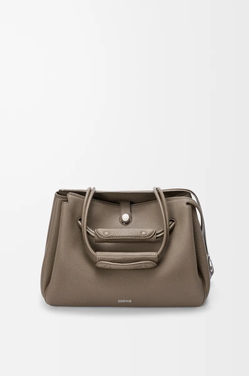 大号柔软粒面牛皮革 Madrid 手袋