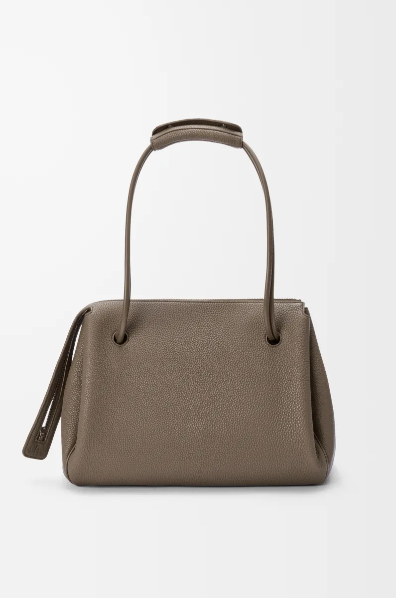 大号柔软粒面牛皮革 Madrid 手袋