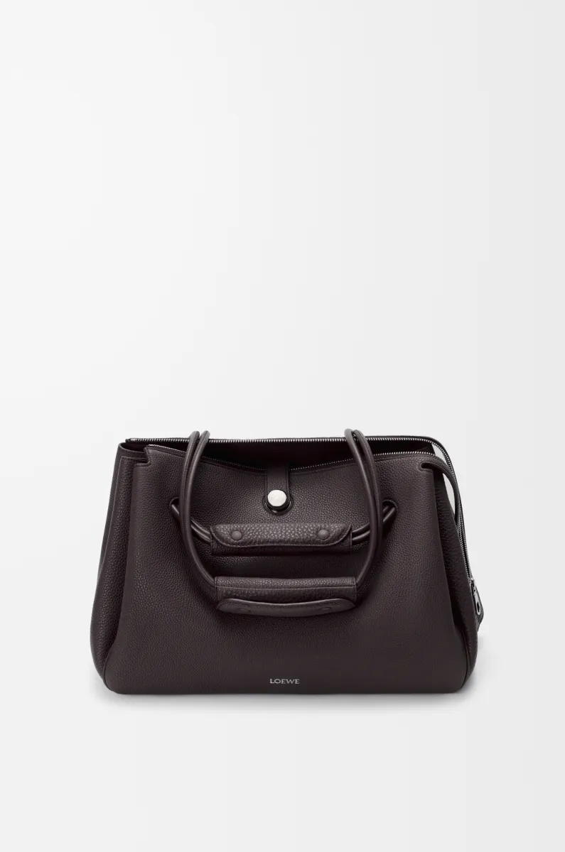 大号柔软粒面牛皮革 Madrid 手袋