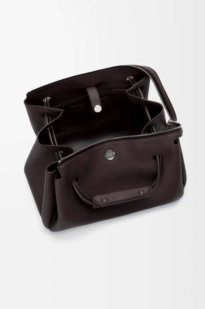 大号柔软粒面牛皮革 Madrid 手袋