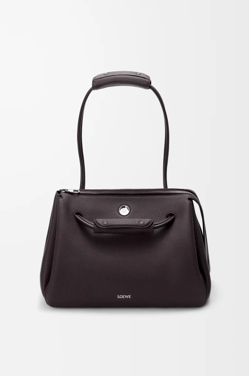 大号柔软粒面牛皮革 Madrid 手袋