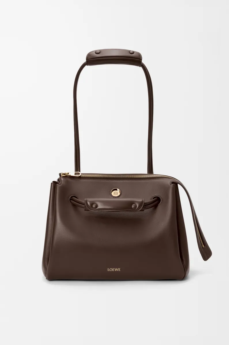 中号柔软牛皮革 Madrid 手袋