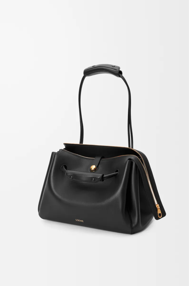 中号柔软牛皮革 Madrid 手袋