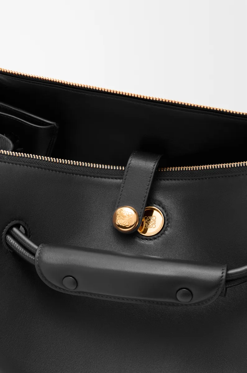 中号柔软牛皮革 Madrid 手袋