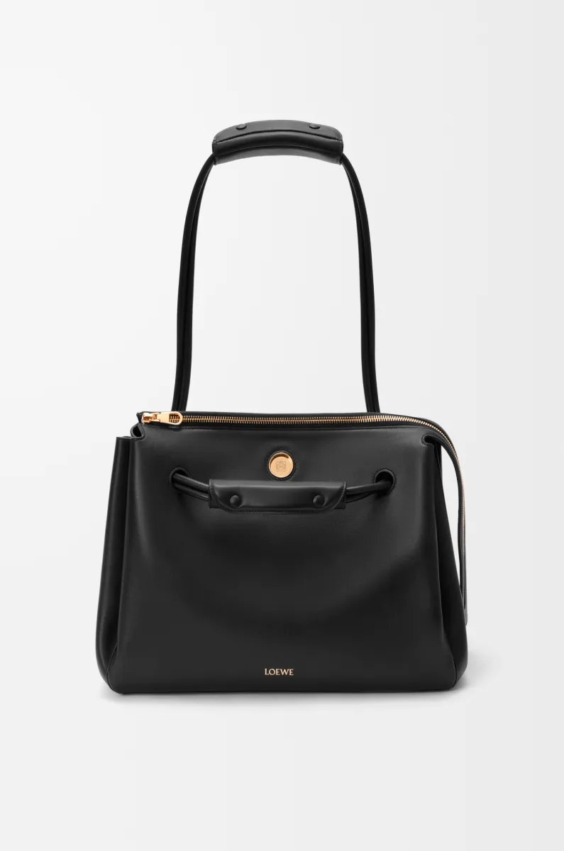 中号柔软牛皮革 Madrid 手袋