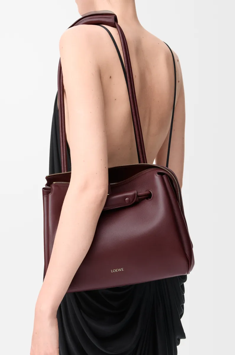 中号柔软牛皮革 Madrid 手袋